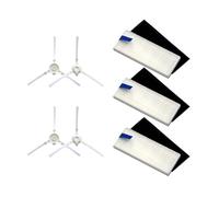 AYBAL Filtro de Cepillo Lateral Compatible con HEPA Compatible con Tefal Rowenta Explorer 20 40 50 75 Serie RG7687/RR7687WH Compatible con Aspirador Robótico Smart Force Sweep X3 (Color : 014)