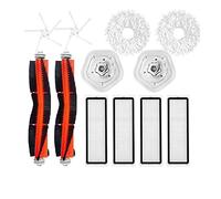 AYBAL Reemplazo Compatible con Xiaomi Dreame BOT W10 Piezas de Repuesto for aspiradora de Robot de autolimpieza RLS5C Cepillo Lateral Principal Filtro Hepa Trapeador Trapos (Color : Set D)