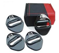 AYBEN 4 Piezas de Cubierta de Cerradura de Puerta de Coche, para Mazda CX-5 CX5 CX 5 2018-2022 2023 2024 Cubierta Protectora Cerradura Antióxido,A