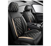 AYBEN Coche Cuero PU Fundas Asientos para Ford Mondeo 2020-2022 2023 2024, Completo Juegos Cubreasientos Protección del Asiento,D Black Gold