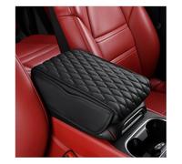 AYBEN Coche Reposabrazos Caja Alfombrilla, para Honda Jazz 2020-2024 2025 Consola Central Almacenamiento Antideslizante Protector Accesorios Decorativos,A Black