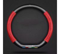 AYBEN Funda Volante Coche, para Citroen C5 Aircross 2019-2024 Deportivo Protector Antideslizante Transpirable Durable, Ideas Regalos,B Red