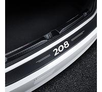 AYBEN Protección Parachoques Trasero Coche, para Peugeot 208 Logo 2021 2020 2019 2018 2017 2016 2015 Accesorios Embellecedores Pegatinas Antirrayas