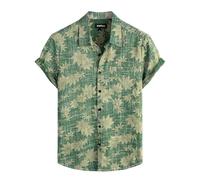 AYBIOSD Camisa Hawaiana para Hombre Camisas De Manga Corta con Botones De Corte Regular Camisas De Playa De Gran Tamaño,Style 12,3XL