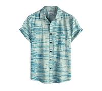 AYBIOSD Camisa Hawaiana para Hombre Camisas De Manga Corta con Botones De Corte Regular Camisas De Playa De Gran Tamaño,Style 11,6XL