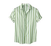 AYBIOSD Camisas Hawaianas para Hombre Camisa De Manga Corta con Botón Camisetas Informales De Verano con Flores T Shirts De Aloha para Vacaciones En La Playa,Style 11,L