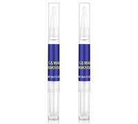 AYBUY Lápiz removedor de verrugas, 2 * 3ml Bolígrafo Quita Verrugas, Aplicador Preciso para Eliminación de Verrugas y Etiquetas Cutáneas