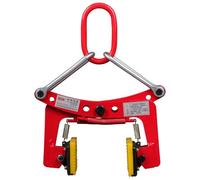 AYCDL Abrazadera De Placa Vertical con Anillo De Tracción Ergonómico Y Mandril De Goma para Un Transporte Seguro De Piedra Y Mármol,Red-10-30cm/3.9-11.8 in