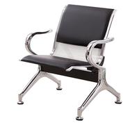 AYCDL Banco de espera de aeropuerto con reposabrazos, asiento de recepción de cuero sintético, cómodas sillas de salón para banco de mercado y solución de asiento elegante
