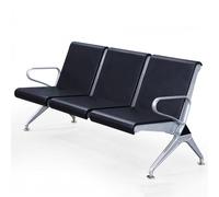 AYCDL Banco de sala de espera de 3 plazas con reposabrazos, silla de poliuretano para oficina, salón, aeropuerto, diseño moderno, fácil de limpiar, cómodo asiento