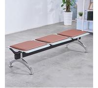 AYCDL Banco de sala de espera de 3 plazas, silla de oficina cómoda con cojín suave para salón de belleza de banco de aeropuerto, solución ideal para áreas de recepción
