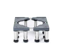 AYCDL Base De Soporte para Lavadora Base De Soporte para Lavadora Base De Pedestal Ajustable para Refrigerador Bandeja con Rodillo De 19 A 22 Cm Soporte De Lavadora De Acero In