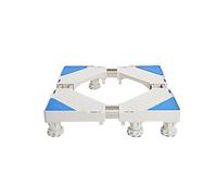 AYCDL Base para Lavadora, Doble Tubo, Soporte para Refrigerador, Telescópico, Ancho/Largo 50-72 Cm, Bandejas De Suelo, Soporte para Aire Acondicionado, Antivibración, Silencios,8 Legs