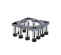 AYCDL Base para Lavadora, Evita Arañazos Y Abolladuras, Bandejas para El Suelo del Frigorífico, Antivibración, Telescópica, Longitud/Ancho 40-65 Cm, Soporte para Secadoras, COC