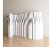 AYCDL Biombo De Papel Retráctil, Partición Plegable Portátil para Una División Flexible del Espacio Y Privacidad.,250x43x150/98.4x16.9x59in