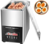 AYCDL Caldera de huevos de gran capacidad, 50 unidades, máquina automática de huevos a medio hervido, capacidad de 9 L, para una suavidad rápida