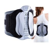 AYCDL Cinturón De Soporte Lumbar, Soporte De Espalda Descompresor con Tabla De Soporte Extraíble, Diseño De Techo De Cintura Y Ajuste De Tensión, Ligero, para Estenosis Espina,L