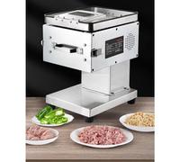 AYCDL Cortadora eléctrica de carne, cortador de carne cruda de 750 W con hoja desmontable de acero inoxidable, máquina de corte de carne de 5 mm para carne fresca y verduras blandas