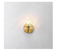 AYCDL Espejo De Lujo con Faro para Baño, Mueble De Maquillaje, Iluminación De Cobre, Simple, Moderno, para Sala De Estar, Lámpara De Pared con Bola De Cristal Led Par,2 Colors Changeable-1 Bulb
