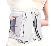 AYCDL Faja Lumbar con Sistema De Poleas, Placa De Soporte Ajustable, Tracción Biónica De 26° Y Soporte Envolvente De 360°, Transpirable De Primera Calidad, para Aliviar El Dol,XL
