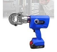 AYCDL Juego de herramientas hidráulicas inalámbricas, crimpadora eléctrica de alambre hidráulico 80KN con molde, rotación libre de 360 grados, carrera de 22 mm, alicates hidráulicos para obras de