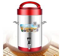 AYCDL Máquina automática de leche de nueces, máquina comercial de leche de nueces a base de plantas para almendras, frijoles de soja, avena, máquina casera de leche de soja, 10L