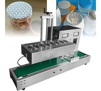 AYCDL Máquina automática de sellado por inducción, sellador de papel de aluminio de inducción electromagnética portátil, tiempo de potencia ajustable para tapas de botellas de vidrio de plástico, 85