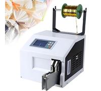 AYCDL Máquina Automática para Atar Bolsas Comerciales con Un Rollo De Alambre Metálico, para Alimentos, Manualidades, Papelería Y Panadería, Alambre Ovalado Negro.,Flat Goldenwire