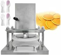 AYCDL Máquina para Prensar Masa De Pizza, Máquina Comercial para Dar Forma A La Masa De Pizza, Pizzera Eléctrica De Acero Inoxidable para Cafeterías.