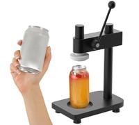 AYCDL Máquina selladora de latas, herramienta manual de prensa de sellado de aleación de aluminio, con base fija, altura ajustable de 30 a 170 mm, para uso doméstico y comercial