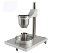 AYCDL Medidor de densidad a granel y probador de flujo con embudo de acero inoxidable para probar el flujo y la densidad aparente de polvos, B