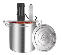 AYCDL Mezclador eléctrico comercial de alimentos, agitador de olla de velocidad ajustable con 4 paletas de acero inoxidable para olla caliente, mermelada, sopa y condimentos, máquina mezcladora de