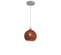 AYCDL Modern Light Chaner Creative Edison White Slamp 1 luz blanca cepillada isla Ssuspension accesorio de iluminación/A-Sier, Acoffee