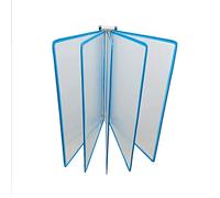 AYCDL Organizador De Referencia De Pared: Expositor De Catálogos, Archivador De Pared para Carpetas A4, Expositor De Pósteres Flip Book De 5 Paneles, Archivadores De,B