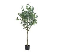 AYCDL Plantas artificiales artificiales en maceta de plástico, árbol falso para interiores y exteriores, maceta falsa para decoración del hogar, jardín, oficina