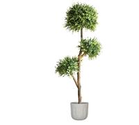 AYCDL Plantas artificiales artificiales topiarias en maceta, plantas artificiales para el hogar, jardín, decoración de interiores y exteriores, plantas artificiales para interiores y exteriores