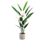 AYCDL Plantas artificiales de árbol artificial, decoración de pájaros del cielo, árbol artificial, hoja verde, pájaro auspicioso, árboles falsos para decoración de interiores, decoración artificial