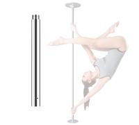 AYCDL Poste de baile giratorio y estático profesional, portátil, para el hogar, 45 mm, para hombres y mujeres, extensiones opcionales de 12,5/2550/100 cm, tubo de extensión de 12,5 cm
