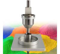 AYCDL Probador De Capacidad De Flujo, Medidor De Flujo Hall Y Medidor De Densidad Aparente De Polvo, Embudo De Acero Inoxidable para Probar El Caudal Y La Densidad Ap