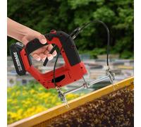 AYCDL Removedor De Abejas Eléctrico, Herramienta De Apicultura Portátil Recargable con Motor Sin Escobillas Y Clip De Marco para Un Uso Fácil.,Red-1battery