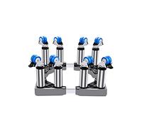 AYCDL Ruedas Universales para Electrodomésticos, Carrito Frigorífico Ajustable, Longitud/Ancho 41-65 Cm, Bandejas De Suelo para Contenedores Grandes, Enfriador De Vinos, Rejil,8wheels-35cm