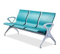 AYCDL Silla de sala de espera de 5 asientos, cómoda banco de recepción de aeropuerto, asiento de oficina para bancos, salones y barberías, diseño elegante, naranja, verde