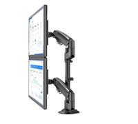 AYCDL Soporte De Escritorio para Dos Monitores De 22 A 32 Pulgadas con Brazo Articulado De Resorte De Gas Y Movimiento Completo. Soporte Ajustable para TV LCD De 2 A 12 Kg. Mon