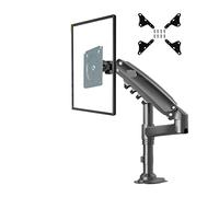 AYCDL Soporte De Escritorio para Monitor H80 De 17" A 27" con Resorte De Gas, Soporta De 2 A 9 Kg, Incluye Columna Flexible, Soporte Giratorio De 360°, Soporte para Pantalla LC,with Adaptor