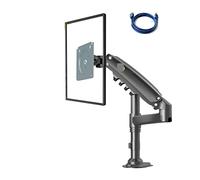 AYCDL Soporte De Escritorio para Monitor H80 De 17" A 27" con Resorte De Gas, Soporta De 2 A 9 Kg, Incluye Columna Flexible, Soporte Giratorio De 360°, Soporte para Pantalla LC,H80 with 1xusb3.0