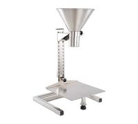 AYCDL Tolva De Alimentación De Acero Inoxidable, Embudo De Envasado De Alta Resistencia Apto para Uso Alimentario, con Soporte/Bandeja, Altura Ajustable, para Envasar Polvo/Líq