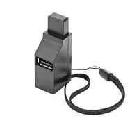 AYECEHI Mini Hub USB, 3 puertos 3.0 USB Hub divisor de alta velocidad Plug and Play, adaptador divisor USB portátil para PC, ordenador portátil - negro