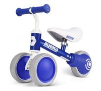 AyeKu Bicicleta de Equilibrio para niños 1-3 años con sillín Ajustable y Ruedas silenciosas. Regalo Ideal para cumpleaños o Navidad, Color Rosa