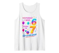 Ayer Tenía 6 Hoy Tengo 7 Six Seven Bruh Meme Camiseta Camiseta sin Mangas