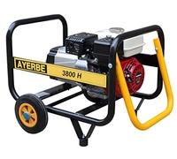 Ayerbe Generador AY3800H Motor Profesional Honda GX160A 5,5CV OHV Negro